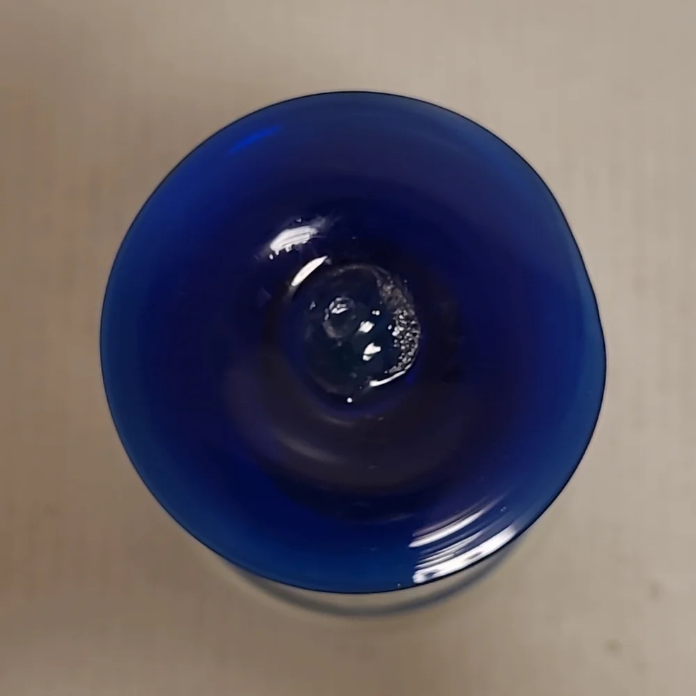 Pair of Beautiful Handblown Margarita Glasses